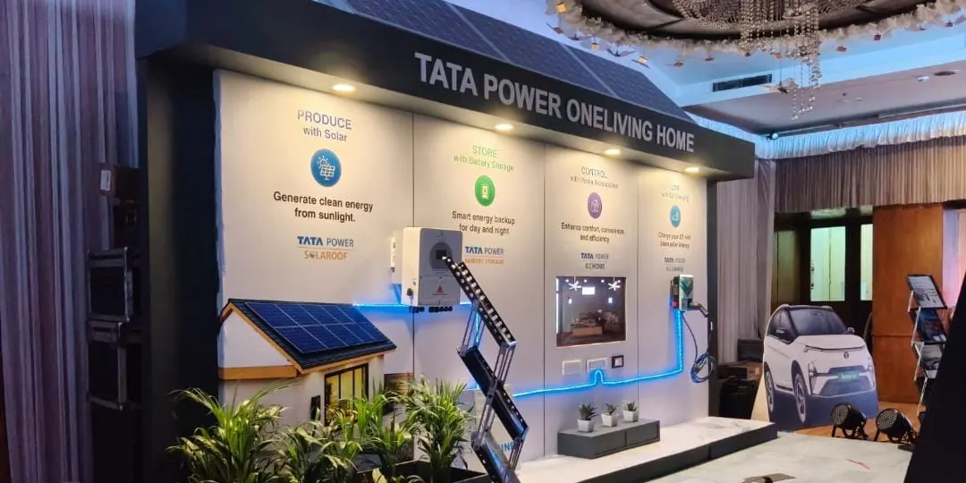 Tata Power OneLiving Home exhibition stage built by RAW Group